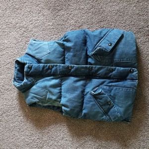 Quilted denim vest. Gap size xs.